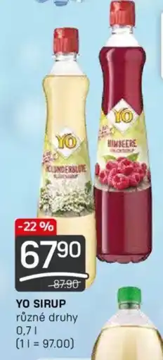 Flop YO SIRUP nabídka