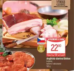 Globus Anglická slanina Globus nabídka