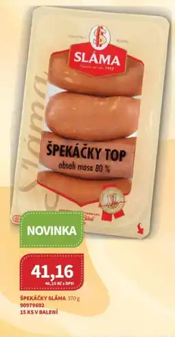 Kubík potraviny ŠPEKÁČKY SLÁMA 370 g nabídka