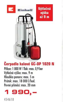 Uni Hobby Čerpadlo kalové GC-DP 1020 N nabídka
