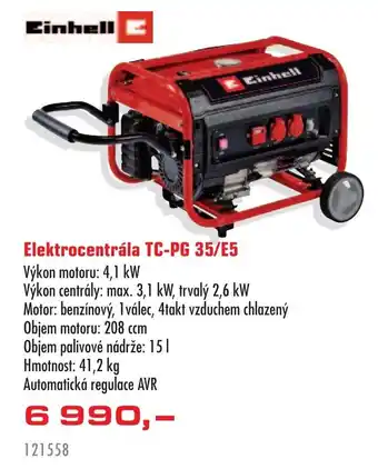 Uni Hobby Elektrocentrála TC-PG 35/E5 nabídka