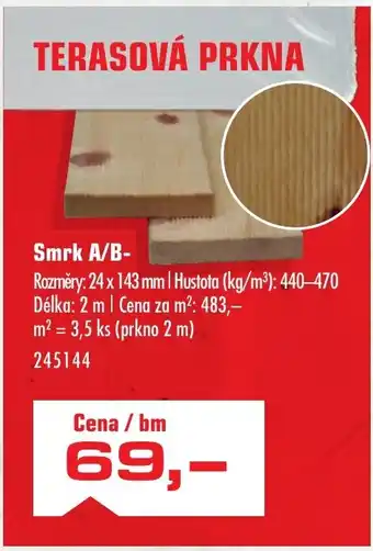 Uni Hobby TERASOVÁ PRKNA Smrk A/B- nabídka