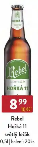 Rebel Hořká 11 světlý ležák 0.5L