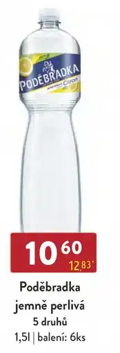 Qanto Poděbradka jemně perlivá 5 druhů 1.5L nabídka