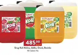 Qanto Sirup Koli Malina, Jablko, Oranž, Bezinka 10L nabídka