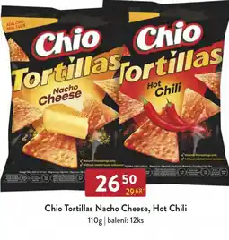 Qanto Chio Tortillas Nacho Cheese, Hot Chili nabídka