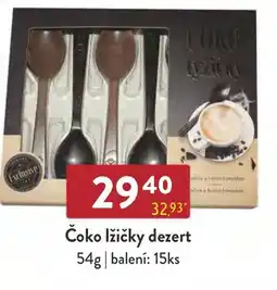 Qanto Čoko lžičky dezert nabídka