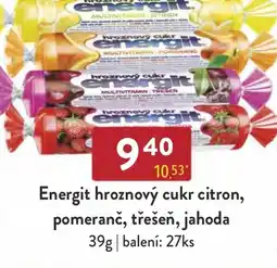 Qanto Energit hroznový cukr citron, pomeranč, třešeň, jahoda nabídka
