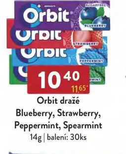 Qanto Orbit dražé Blueberry, Strawberry, Peppermint, Spearmint nabídka