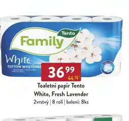 Qanto Toaletní papír Tento White, Fresh Lavender nabídka
