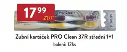 Qanto Zubní kartáček PRO Clean 37R střední 1+1 nabídka