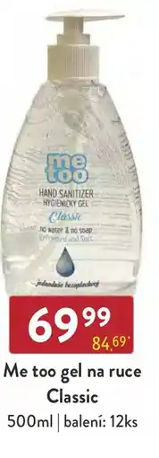 Qanto Me too gel na ruce Classic nabídka