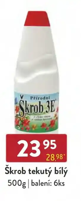 Qanto Škrob tekutý bílý nabídka