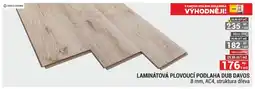 Merkury Market LAMINÁTOVÁ PLOVOUCÍ PODLAHA DUB DAVOS nabídka