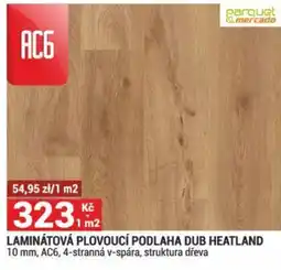 Merkury Market LAMINÁTOVÁ PLOVOUCÍ PODLAHA DUB HEATLAND nabídka