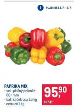 Makro PAPRIKA MIX nabídka