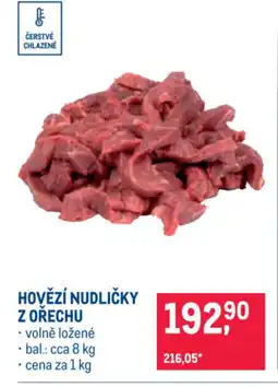 Makro HOVĚZÍ NUDLIČKY Z OŘECHU nabídka