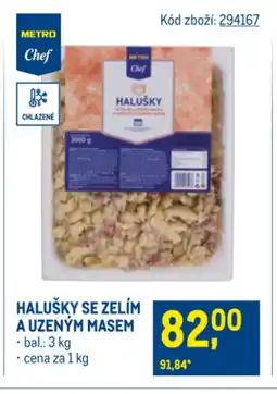 Makro HALUŠKY SE ZELÍM A UZENÝM MASEM nabídka