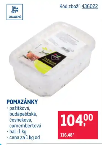 Makro POMAZÁNKY nabídka