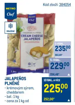 Makro JALAPEÑOS PLNĚNÉ nabídka