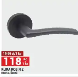 Merkury Market KLIKA ROBIN 2 rozeta, černá nabídka