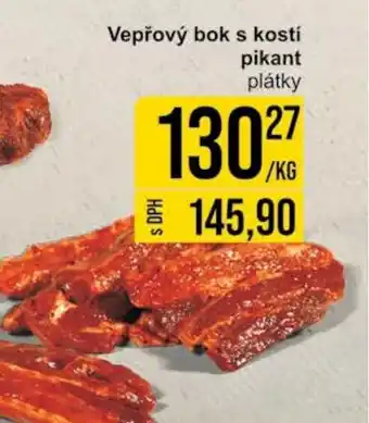 Jip Vepřový bok s kostí pikant plátky nabídka