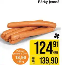 Jip Párky jemné nabídka