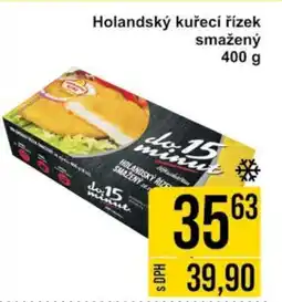 Jip Holandský kuřecí řízek smaženy nabídka
