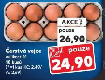 Kaufland Čerstvá vejce nabídka