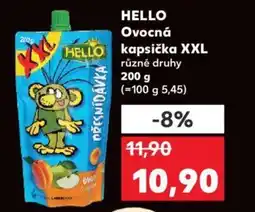 Kaufland HELLO Ovocná kapsička XXL nabídka