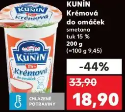 Kaufland KUNIN Krémová do omáček nabídka