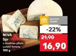 Kaufland NIVA Sýr nabídka