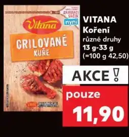 Kaufland VITANA Koření nabídka