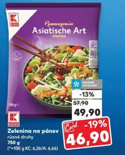 Kaufland Zelenina na pánev 750 g nabídka