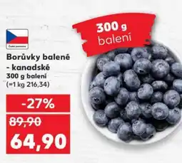 Kaufland Borůvky balené - kanadské nabídka