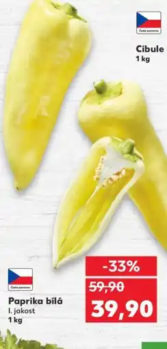 Kaufland Paprika bílá nabídka