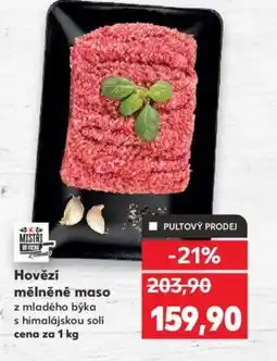 Kaufland Hovězí mělněné maso nabídka