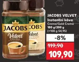 Kaufland JACOBS VELVET Instantní káva nabídka