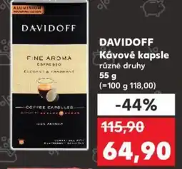 Kaufland DAVIDOFF Kávονé kapsle nabídka