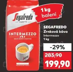 Kaufland SEGAFREDO Zrnková káva nabídka