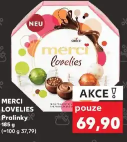 Kaufland MERCI LOVELIES Pralinky 185 g nabídka