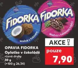 Kaufland OPAVIA FIDORKA Oplatka v čokoládě nabídka