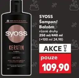 Kaufland SYOSS Šampon/ Balzám nabídka