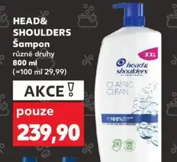 Kaufland HEAD& SHOULDERS Šampon nabídka