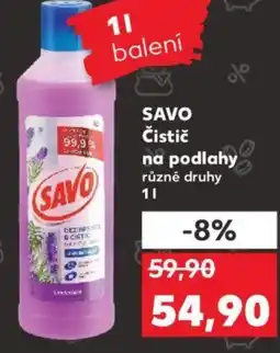 Kaufland SAVO Čistič na podlahy nabídka