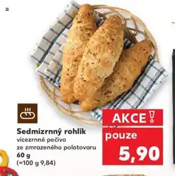 Kaufland Sedmizrnný rohlík 60 g nabídka