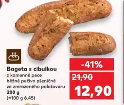 Kaufland Bageta s cibulkou nabídka