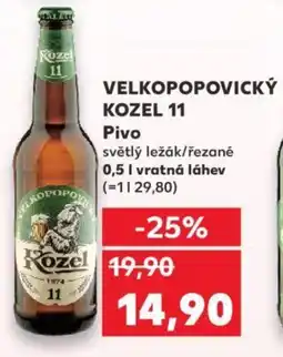 Kaufland VELKOPOPOVICKÝ KOZEL 11 Pivo nabídka