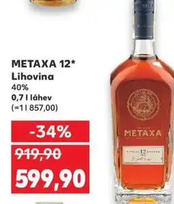 Kaufland METAXA 12* Lihovina nabídka