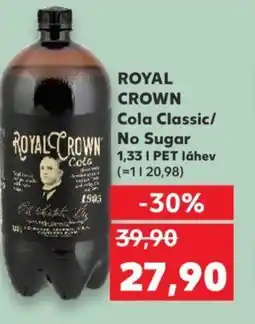Kaufland ROYAL CROWN Cola Classic/ No Sugar nabídka